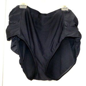 Black Swim Briefs Tummy Control Womens Plus size 4X